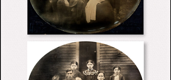 Restoration, photo restoration, image restoration, copy and print, collage