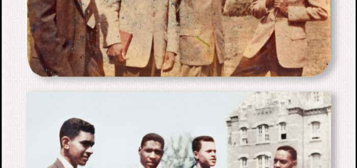 Restoration, photo restoration, image restoration, copy and print, collage