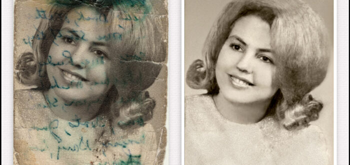 Restoration, photo restoration, image restoration, copy and print, collage